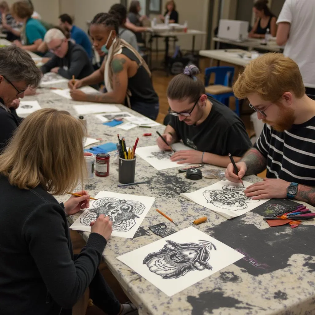 Taller de diseño de tatuajes