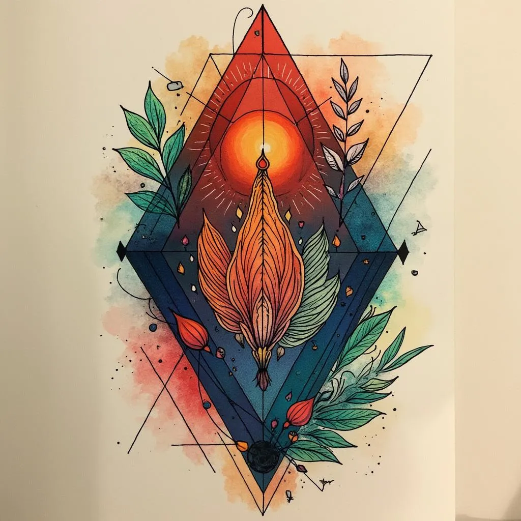 Diseño conceptual para tatuaje